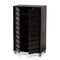 Baxton Studio Ernest Modern and Contemporary Dark Brown Finished Wood 2-Door Shoe Storage Cabinet 178-11027-Zoro - alternate 10